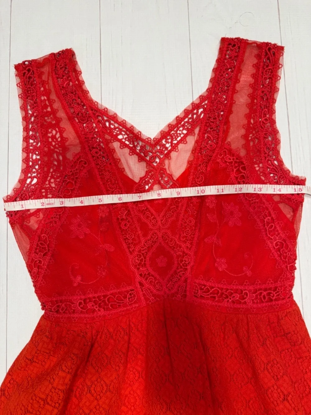 Free People Red Lace Dress Best for XS/S
